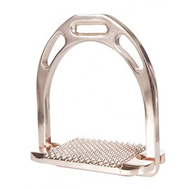 HKM Sports Equipment Space Stirrups, per pair, rose gold, 12