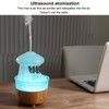 Rain Cloud Humidifier 7 Colors Light Remote Control Wood Grain