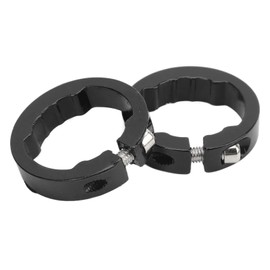 2 Pcs Convenient Bicycle Handlebar Grips Lock Rings Aluminum Alloy Bicycle Grips Clamp Rings for 22.2mm Handlebar