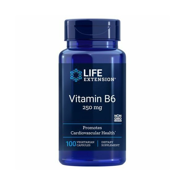 Vitamin B6 100 Vcaps 250 mg by Life Extension