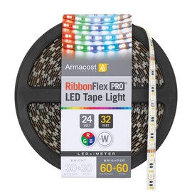 Armacost Lighting RibbonFlex Pro Multi-Color and White LED Tape Light 60 + 60 LEDs/m,32.8 ft (10m),624250