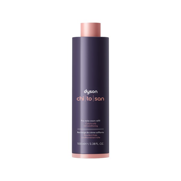 Dyson Chitosan™ Pre-style cream Refill, Curly to Coily, Rich Conditioning,