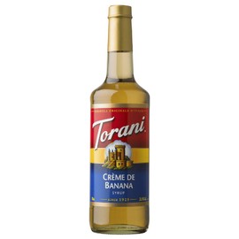 Torani 750 Milliliter Crème of Banana Syrup (03-0073) Category: Drink Syrups