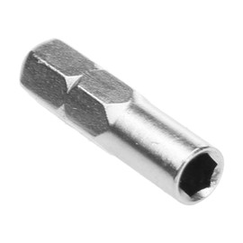 Ankexin Screwdriver Bit Adapter, 6.35mm (1/4") to 4mm, Nickel-Coated