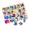 Rite Lite Alef Bais Puzzle Learn the Alef Beis, Pink,