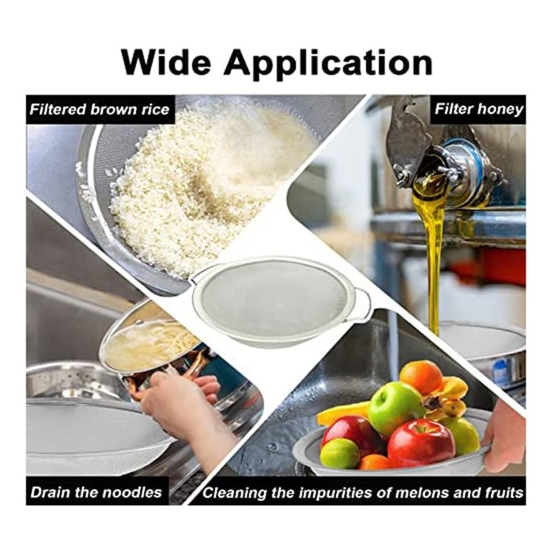 Dedjgoo Paint Strainer 60 Mesh Stainless Steel Filter Cover Fits