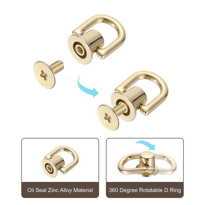sourcing map 12 Pieces Ball Post Head Button Studs with