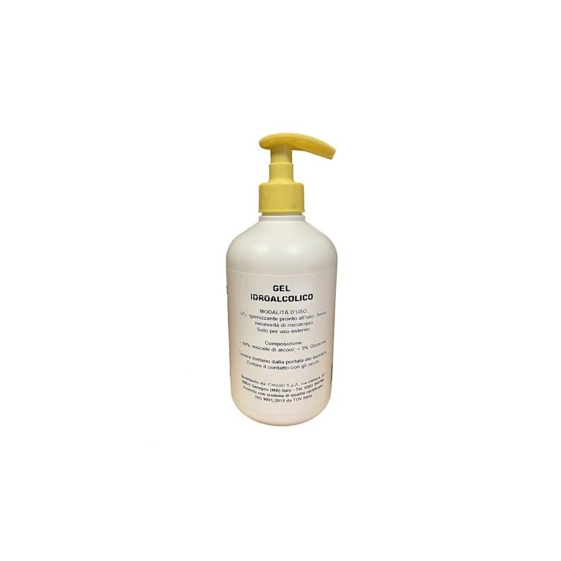 Hand Gel 500 ml with Dispenser 65% Alcohol Made in
