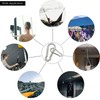 50PCS M5 Spring Snap Hook Carabiner, Heavy Duty Galvanized Steel