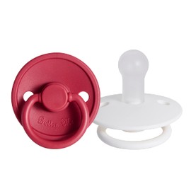 ButtonMe Premium Soft Silicone Newborn Pacifiers 0-6 Months BPA Free Baby Pacifier - 2-Pack Comfortable & Stylish Baby Pacifier 0-6 Months for Baby Boy & Girl - Hospital-Grade Silicone Baby Pacifiers