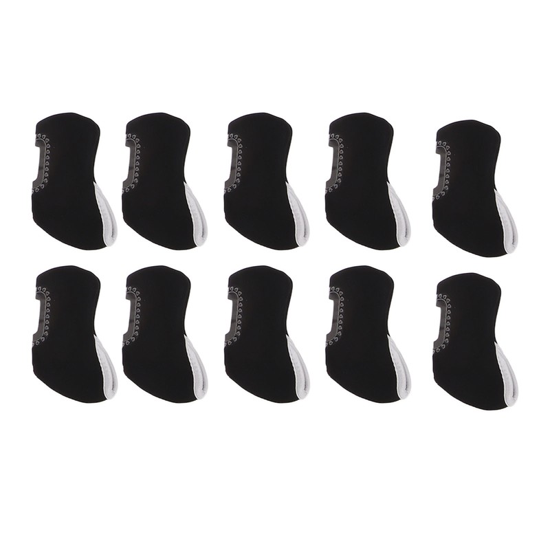 10 PCS Golf Iron Head Covers Golf Club Head Protective