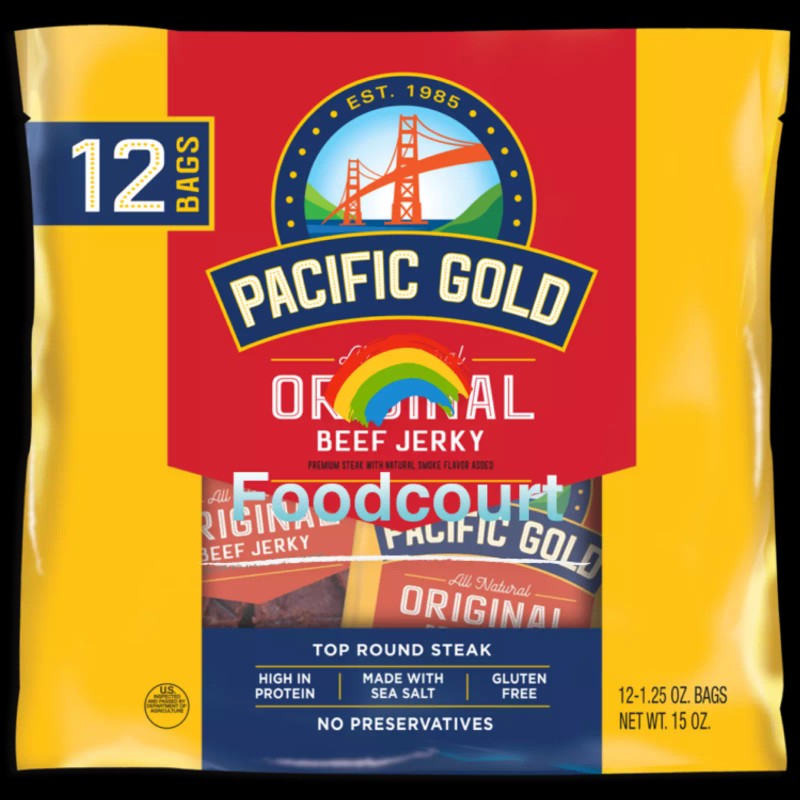 Pacific Gold 2 Packs Pacific Gold Original Beef Jerky Multi