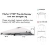 10x10 Pop Up Canopy Replacement Top Cover with Air Vent