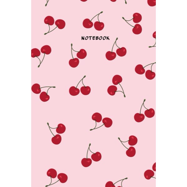 Pink Cherry Notebook/Journal: 6" X 9" / 152.4mm X 228.6mm,