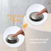 Brushed Bath Tub Drain Stoppers,Wellup Universal Pop Up Bathtub Drain
