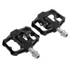 Dual Function Bicycle Pedal Flat Clipless Cleats 3 Sealed Bearings