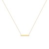 Dainty Bar Necklace for Women,Gold/Silver Cute Delicate Disc Necklcace,Trendy Elegant