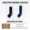 Gentrix Equestrian Riding Socks- Durable, Anti-Slip Comfort Riding Socks Anti-Friction