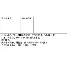 LIXIL Parts Window Sash Parts Crescent Insulation (Resin) Product: Crescent (Small) [AAAZC01R] Bronze Left [AAAZC01L]