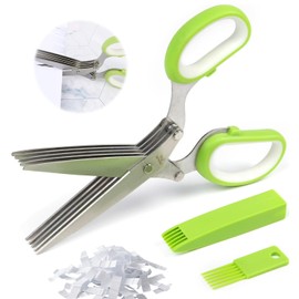 Shredder Scissors, Shredder Scissors, 5 Blades, Commercial Use, Bulk Shredd, Brush Included, Envelopes, Details, Cards, Personal Information Protection
