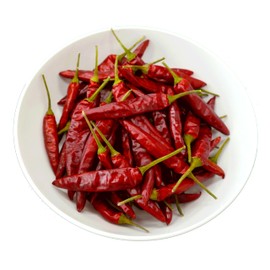 Karami, Torrent Tongarashi (Hole) Made in Kumamoto Prefecture, 0.4 oz (10 g), Domestically Produced, Red Pepper, Falcon, Takanobutume with Pepper and Stem, Kyushu, Kumamoto