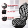 OVENTE Mini Waffle Maker Machine, 4-Inch Chaffle Mold with Non-Stick