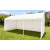 Rutile 10x20 Carport Replacement Sidewall, 180G PE Waterproof & UV