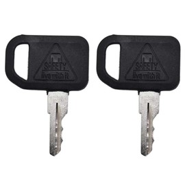 Fashunwell 2pcs Replacement Ignition Keys AM131841 JDG Key Compatible with John Deere Gator 4X2 6X4, Mowers 425 445 455 GT235 GT245 GX LX RX Series, Also Fits Bobcat, Cub Cadet, Ditch Witch