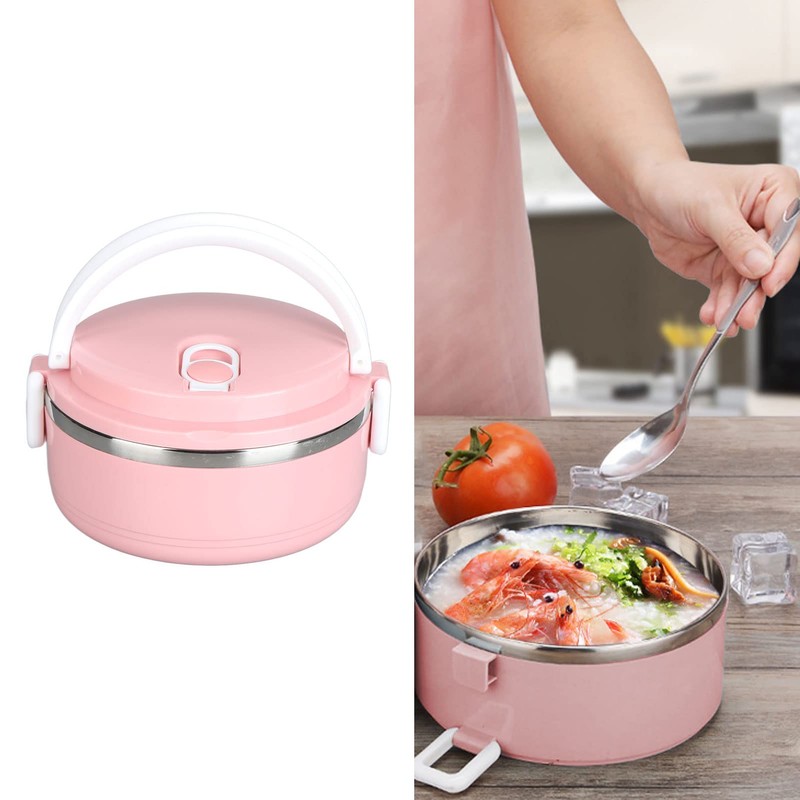 Thermal Insulated Lunch Box, Arch Handle Tight Comfortable Thermal Lunch