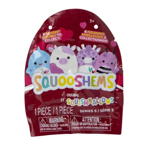 Squishmallows Squooshems Valentine's Day Blind Bag Figure Series 5 -
