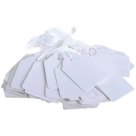 Q-Connect KF01617 Strung Ticket 30x21mm (Pack of 1000) - White