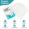 Huazu Disposable Flushable Toilet Seat Covers, 100pcs Biodegradable Seat Covers,