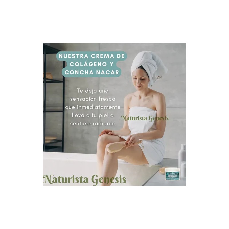Crema Facial Colageno Con Concha Nacar Florigan 350g Pack 2