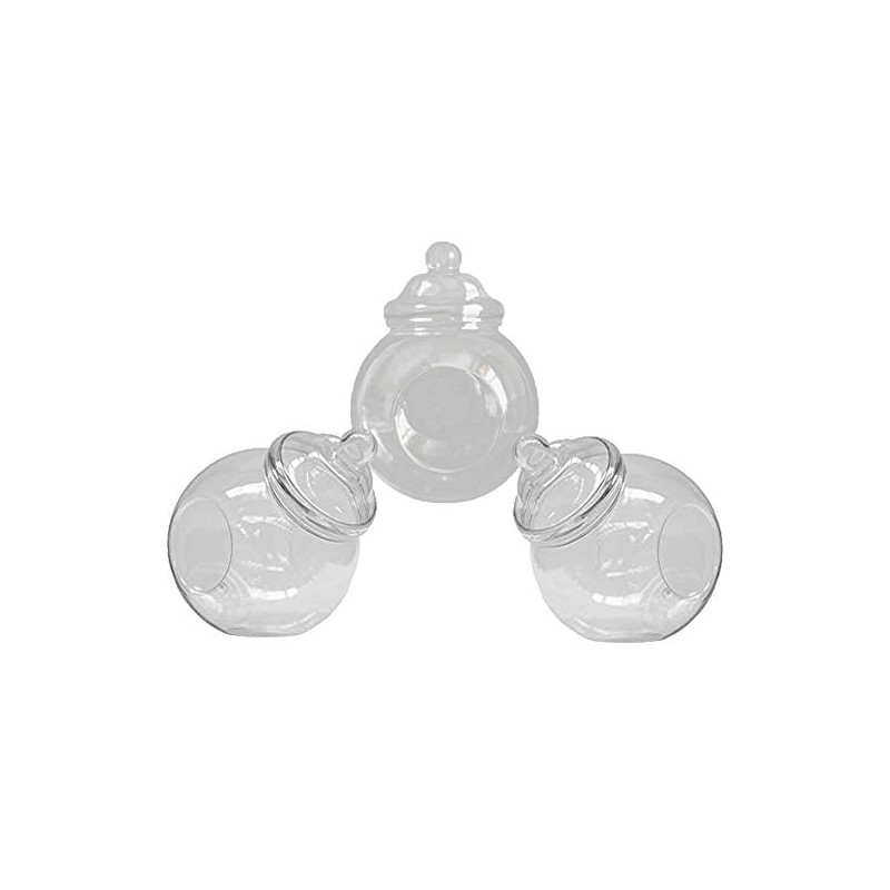 3200ml Spherical Victorian Style Food Grade Plastic Sweet Jars -