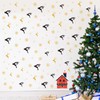 Kasubeso Christmas Reindeer Wall Stickers, Removable Christmas Wall Decals and