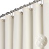 Dynamene Stall Ivory Fabric Shower Curtain - Waffle Textured Small