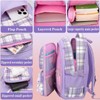 Cute Girls Backpack, Rabbit Bag 16.5 Inch Elementary Bag with
