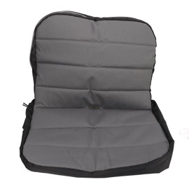 Lawn Mower Seat Cover Wear Resistant Dustproof Oxford Comfortable Tractor Seat Cover Grey for Home