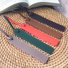 6PCs Bookmark, Leather Bookmarks with Leather Rope, Page Markers Reading