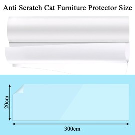 Sofa Protectors from Pets,Anti Scratch Furniture Protector Anti Cat Scratch Furniture Protector Sofa Cat Scratch Protector Suitable for Sofas Doors Screens Cabinets Walls (20×300cm)