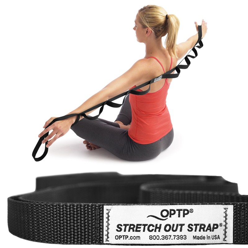 OPTP The Original Stretch Out Strap XL with Exercise Book,