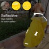 Waterproof Dog Raincoat, Adjustable Reflective Lightweight Pet Rain Clothes with