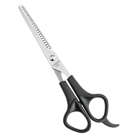 Asdirne Hairdressing Scissors, Stainless Steel Hairdresser Scissors, Hair Cutting Scissors, Barbers or Home Use, 6 Inches, Black