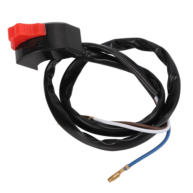 Motorcycle Headlight Dimmer Switch Left 35250‑126‑701 3 Wires ABS Replacement