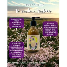 OLEUM VITAE Body Lotion Té Verde-Verbena. Crema Corporal con Aceite Esencial de Té Verde. Hidratación Profunda. 250gr