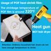 Heat Shrink Wrap Bags 100Pcs 15x22 Inches Professional Grade POF