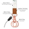 Rimilak Wristlet Keychain, Wrist Lanyard Key Chain for Women Men