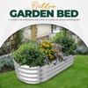 Utopia Home Galvanized Raised Garden Bed, 4x2x1 Ft Lightweight Planter