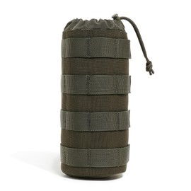 Dotacty MOLLE Water Bottle Holder Tactical Nylon Bottle Pouches Hydration Carrier for Belt/Backpack/Vest/Bike Sports Outdoor Hiking Camping Hunting Fishing (Ranger Green, Inside Diameter: 3 3/4")