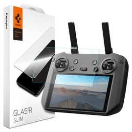 Spigen Tempered Glass Screen Protector [GlasTR Slim] designed for DJI RC Pro/DJI Smart Controller - 2 Pack